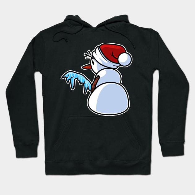 Snowman Ice Water Hoodie by CrissWild